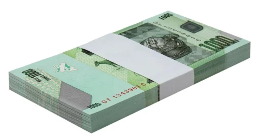 Congo Democratic Republic 1000 Francs, P-101d, UNC X 100 PCS Bundle Pack